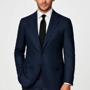Piacenza Navy 100% Italian Premium Wool Luxury Suit