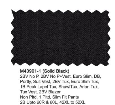 Solid Black suit - Image 3