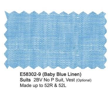 Baby Blue Linen Suit - Image 2