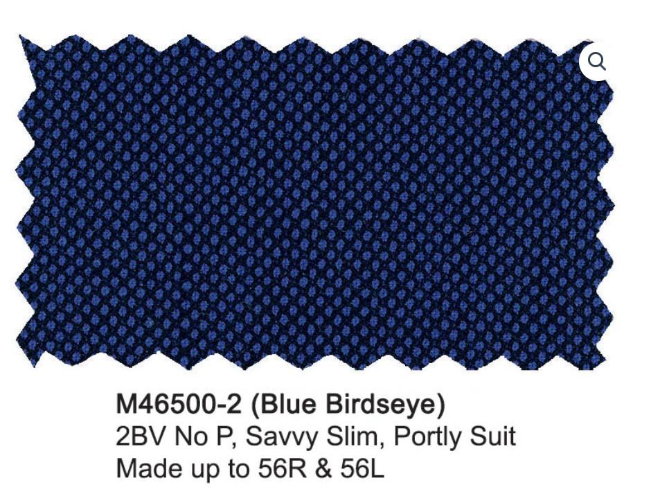 Blue BirdsEye Suit - Image 2