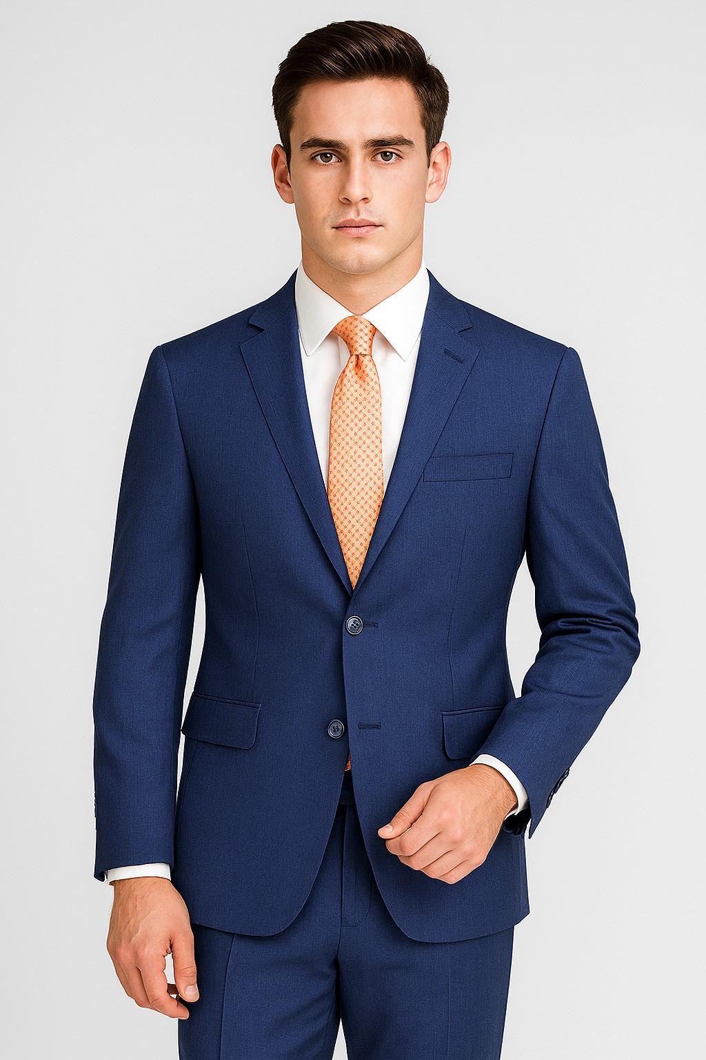 Blue BirdsEye Suit