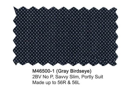 Alternative view of Gray Birdseye Suit