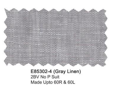 Solid light Gray Linen Suit (Solid gray option) - Image 3