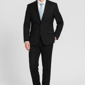 Black Suit slim fit Solid Stretch