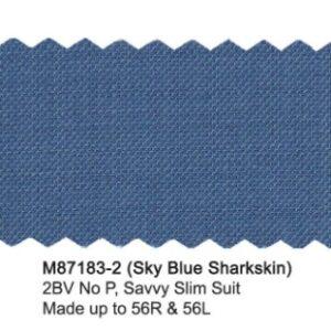 Alternative view of Sky Blue Sharkskin