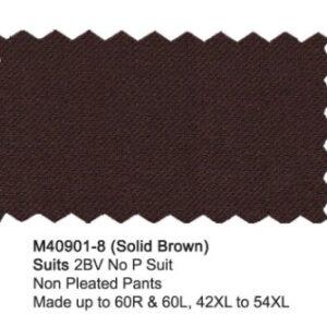 Alternative view of Solid Brown Suit