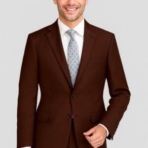 Solid Brown Suit