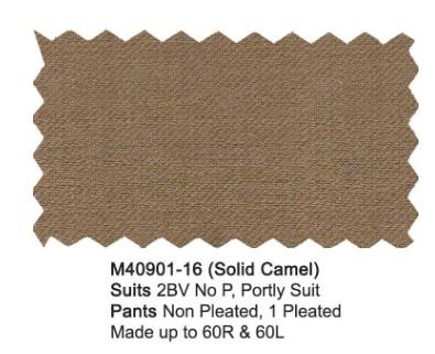 Solid Camel Suit + Vest(option) - Image 2