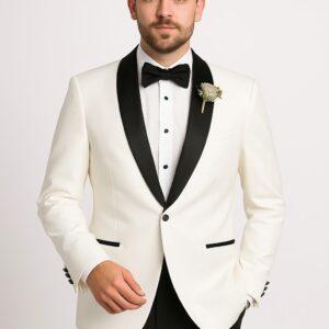 Snow White Shawl lapel tuxedo