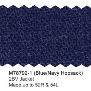Alternative view of Blue Navy Hopsack Luxury Italian Sport Jacket