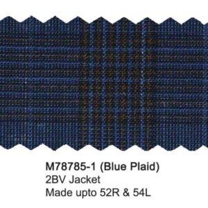 Alternative view of Blue Plaid Luxury Italian Sport Jacket