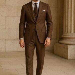 Brown Italian Suit