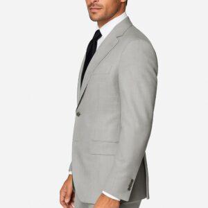 Alternative view of Cerruti Light Gray 100% Premium Italian Wool Luxury Suit