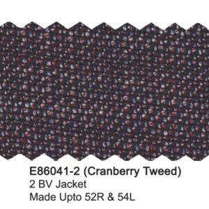 Alternative view of Cranberry Tweed Wool Blend Luxury Italian Sport Jacket