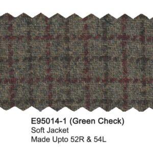 Alternative view of Green Check Wool Blend Luxury Italian Sport Jacket